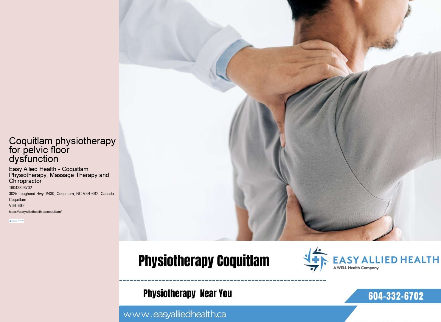 Skilled sports injury professionals Coquitlam