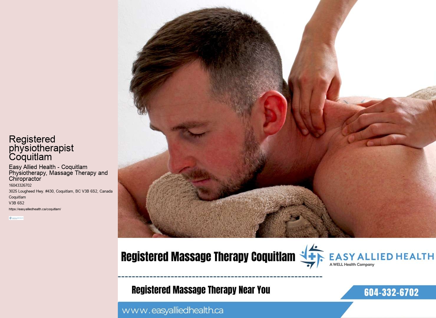 Rehabilitation physiotherapist Coquitlam