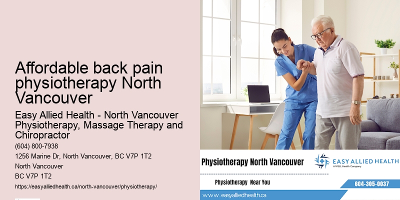 Physiotherapy for seniors Affordable back pain physiotherapy North Vancouver