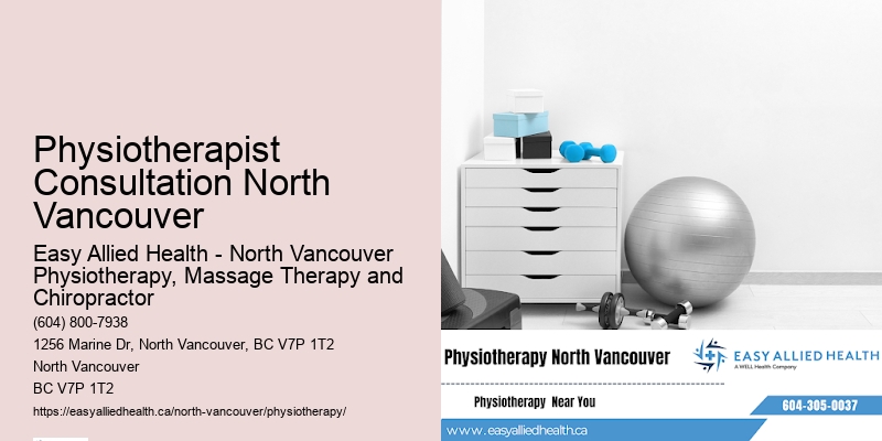 Taping and Strapping Physiotherapist Consultation North Vancouver