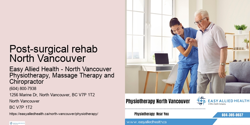 Post-surgical rehab North Vancouver Physiotherapy for Posture Correction