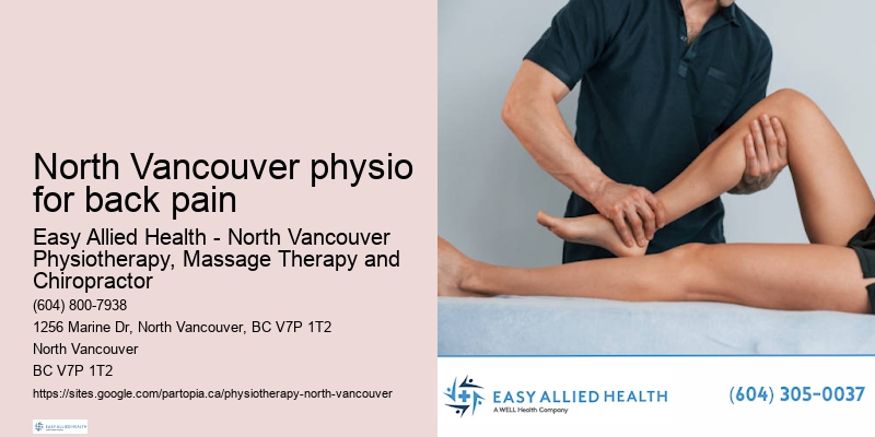 Aquatic rehab North Vancouver physio for back pain