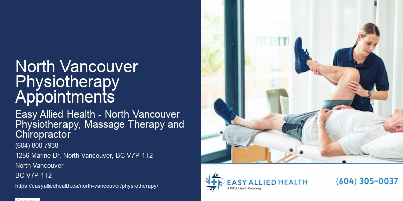 Custom Physiotherapy Programs North Vancouver Physiotherapy Appointments