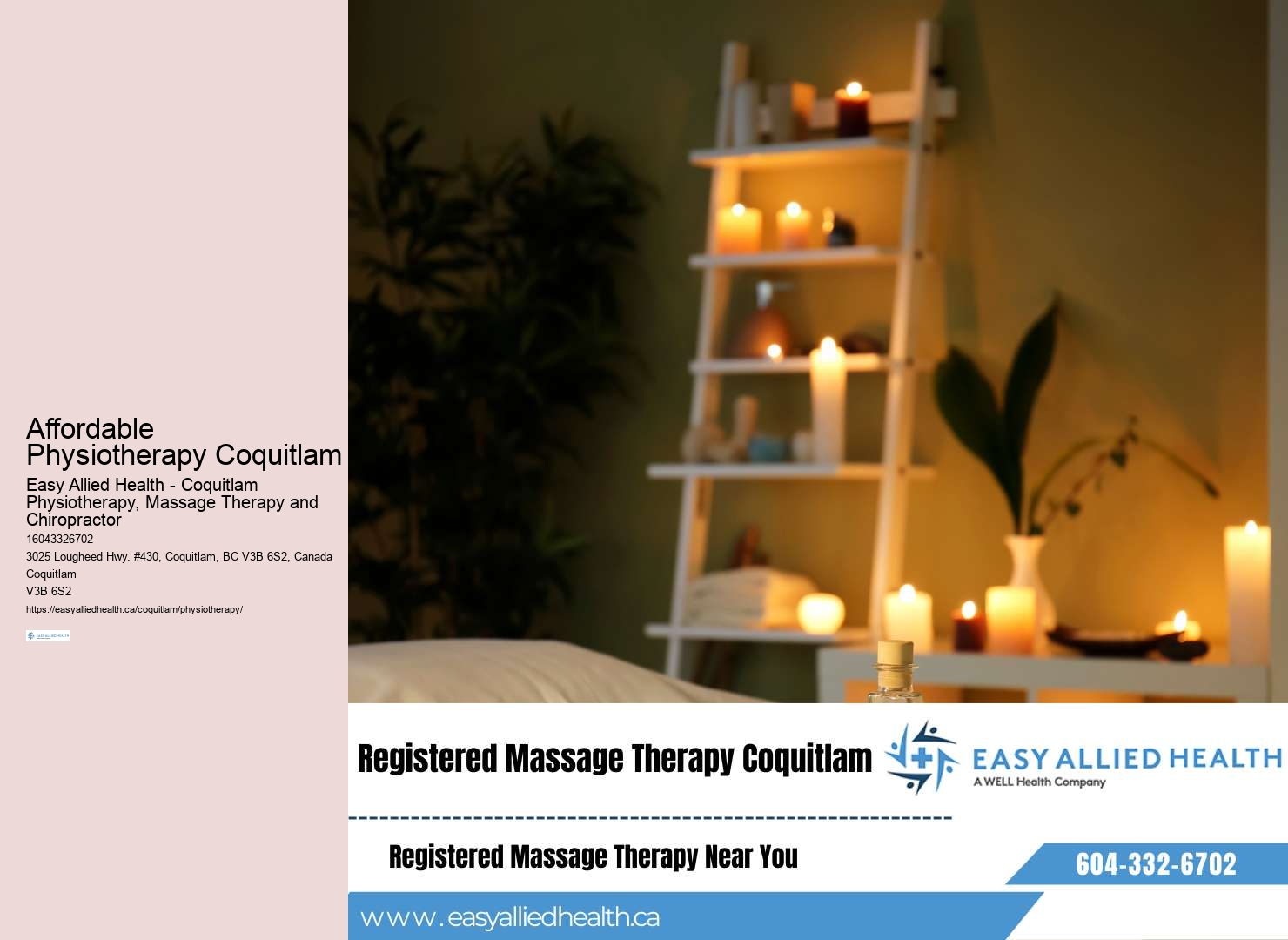 Coquitlam manual therapy sessions
