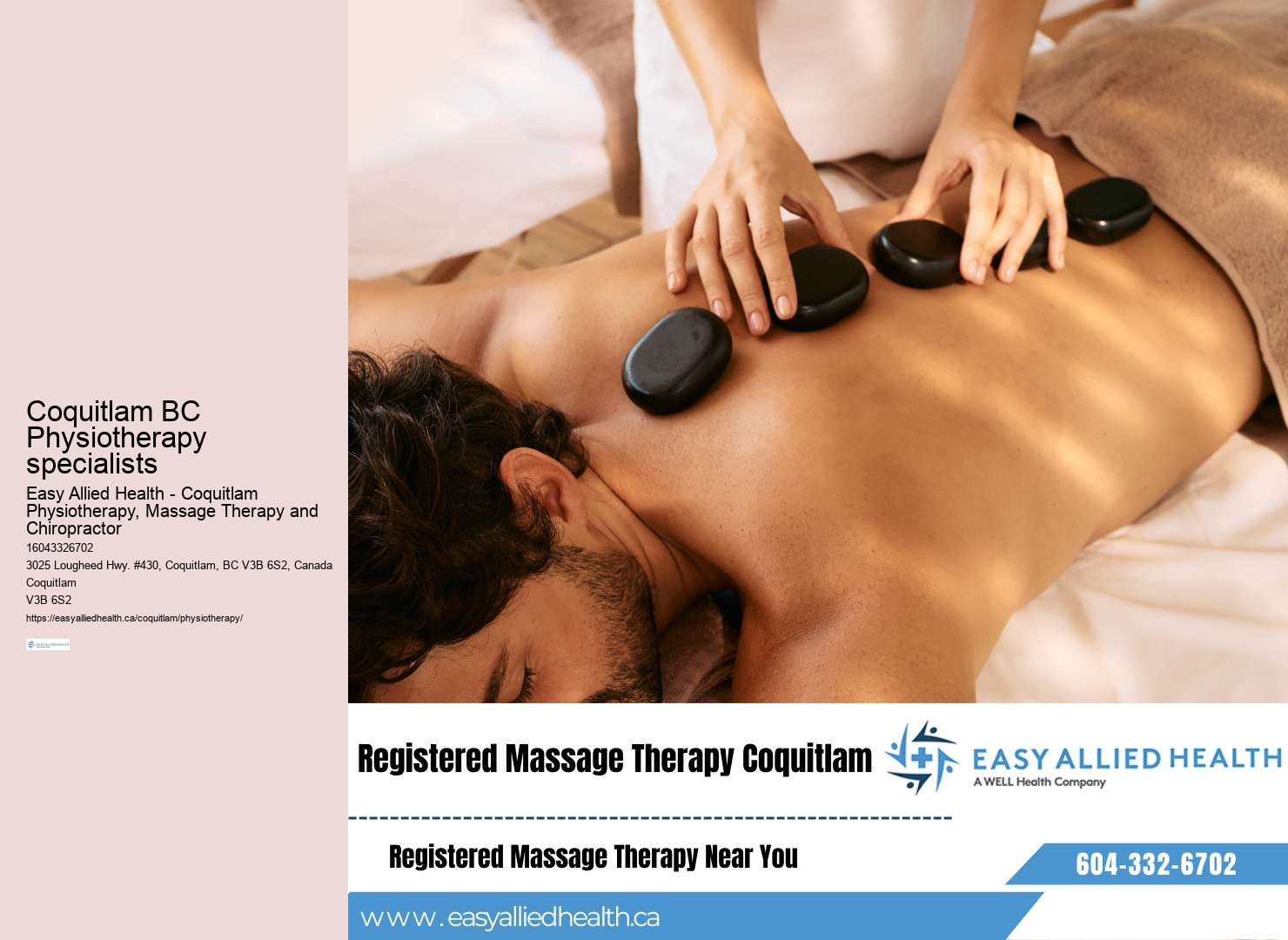 Coquitlam Physiotherapy online booking