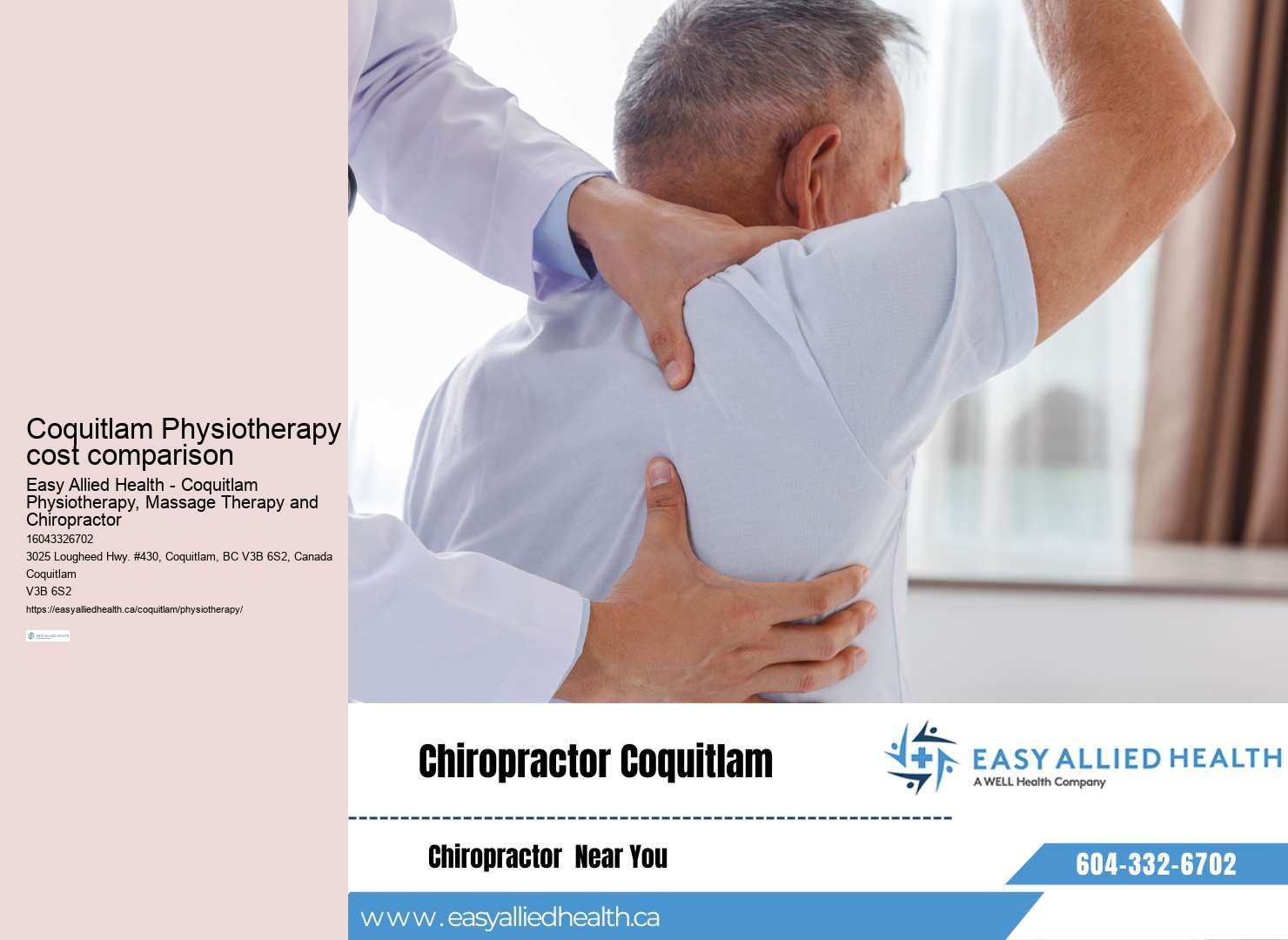 Home physiotherapy sessions Coquitlam
