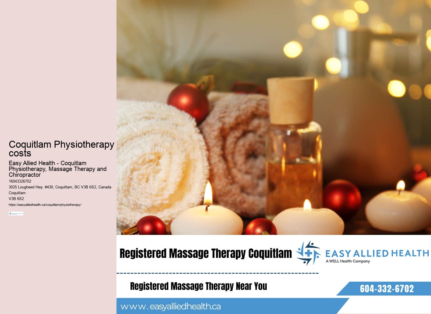 Local Physiotherapy Coquitlam