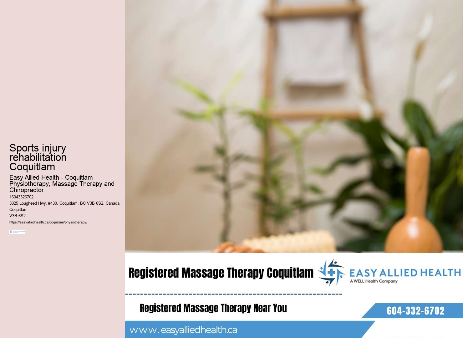 Coquitlam physiotherapy for functional movement