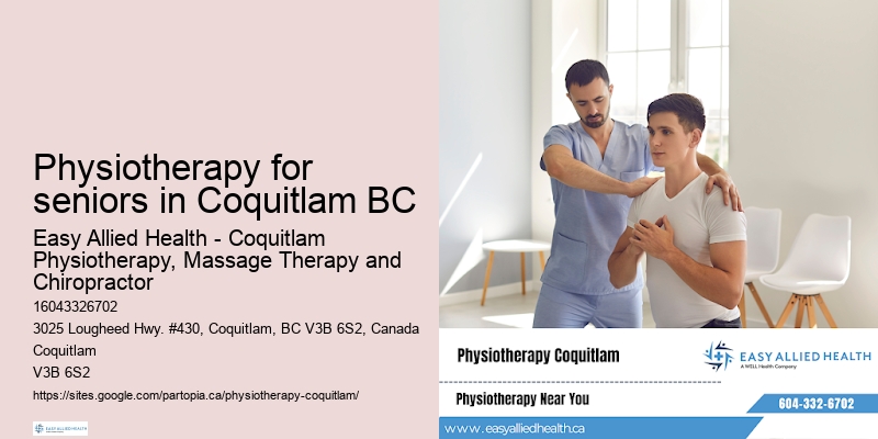 Physiotherapy for seniors in Coquitlam BC