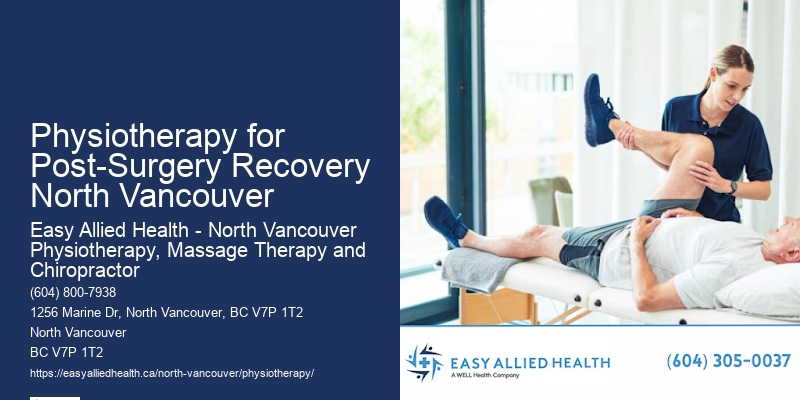 Physiotherapy for Kids Physiotherapy for Post-Surgery Recovery North Vancouver