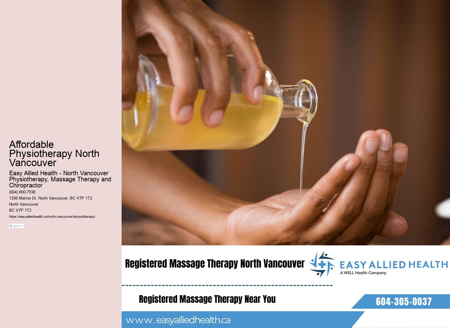 Best Muscle Pain Treatment North Vancouver