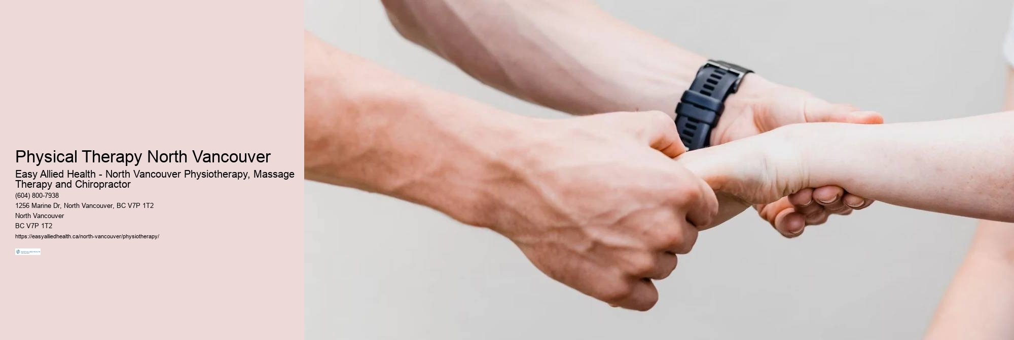 Physical Therapy North Vancouver