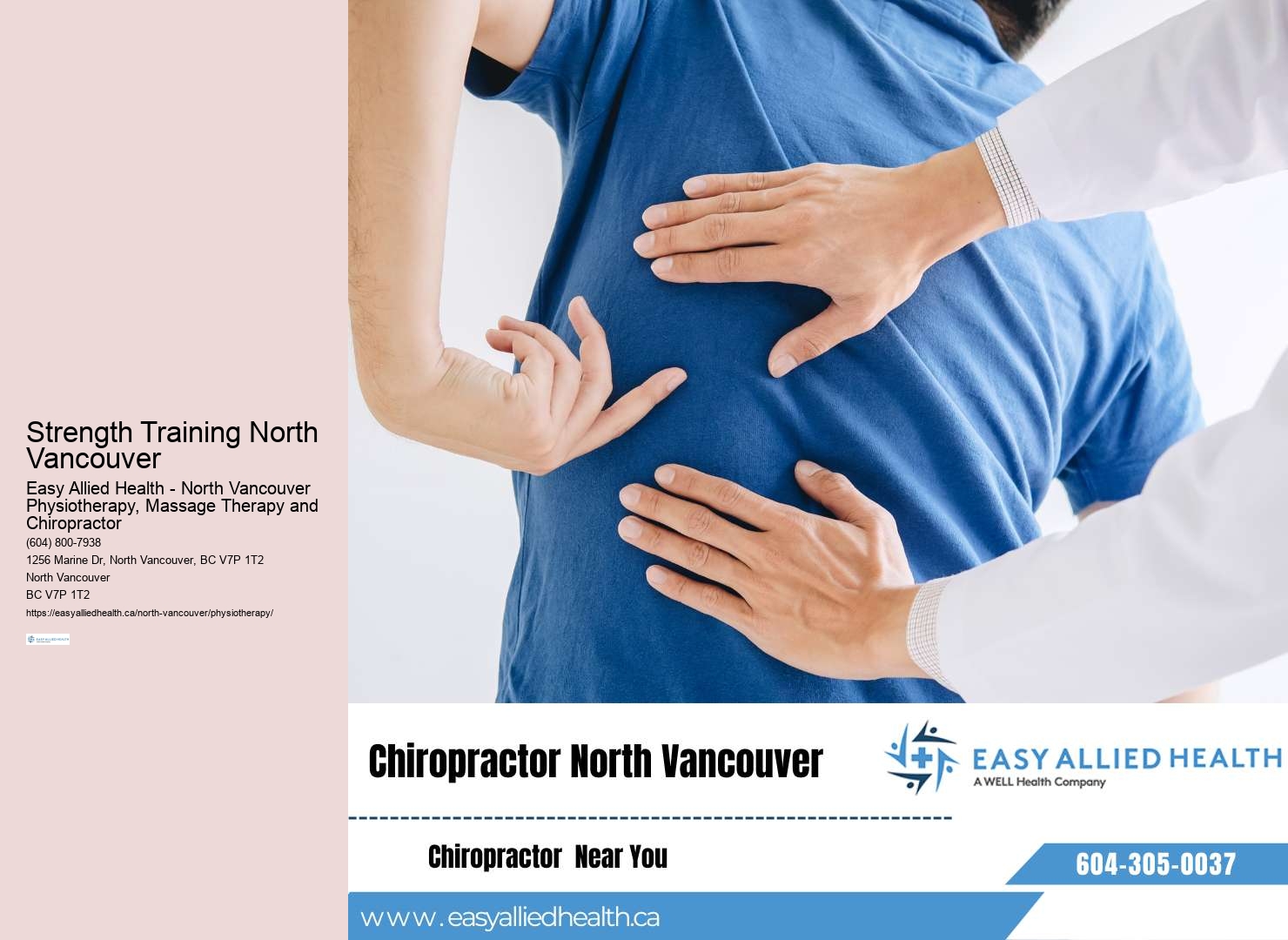 Injury rehabilitation services in North Vancouver