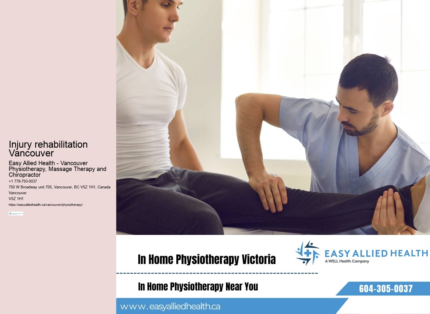 Vancouver Physiotherapy Insurance