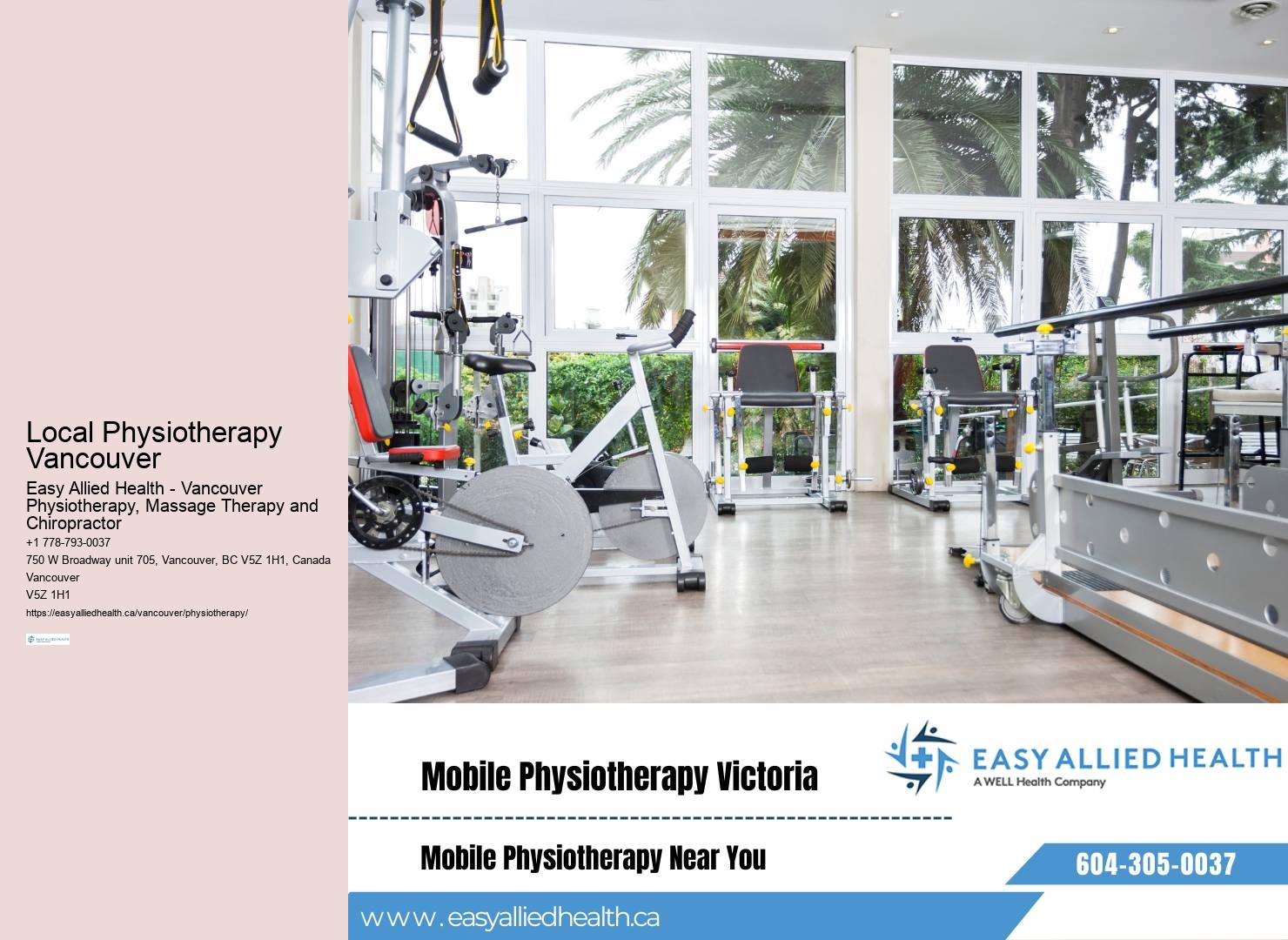 Vancouver physiotherapy for sciatica