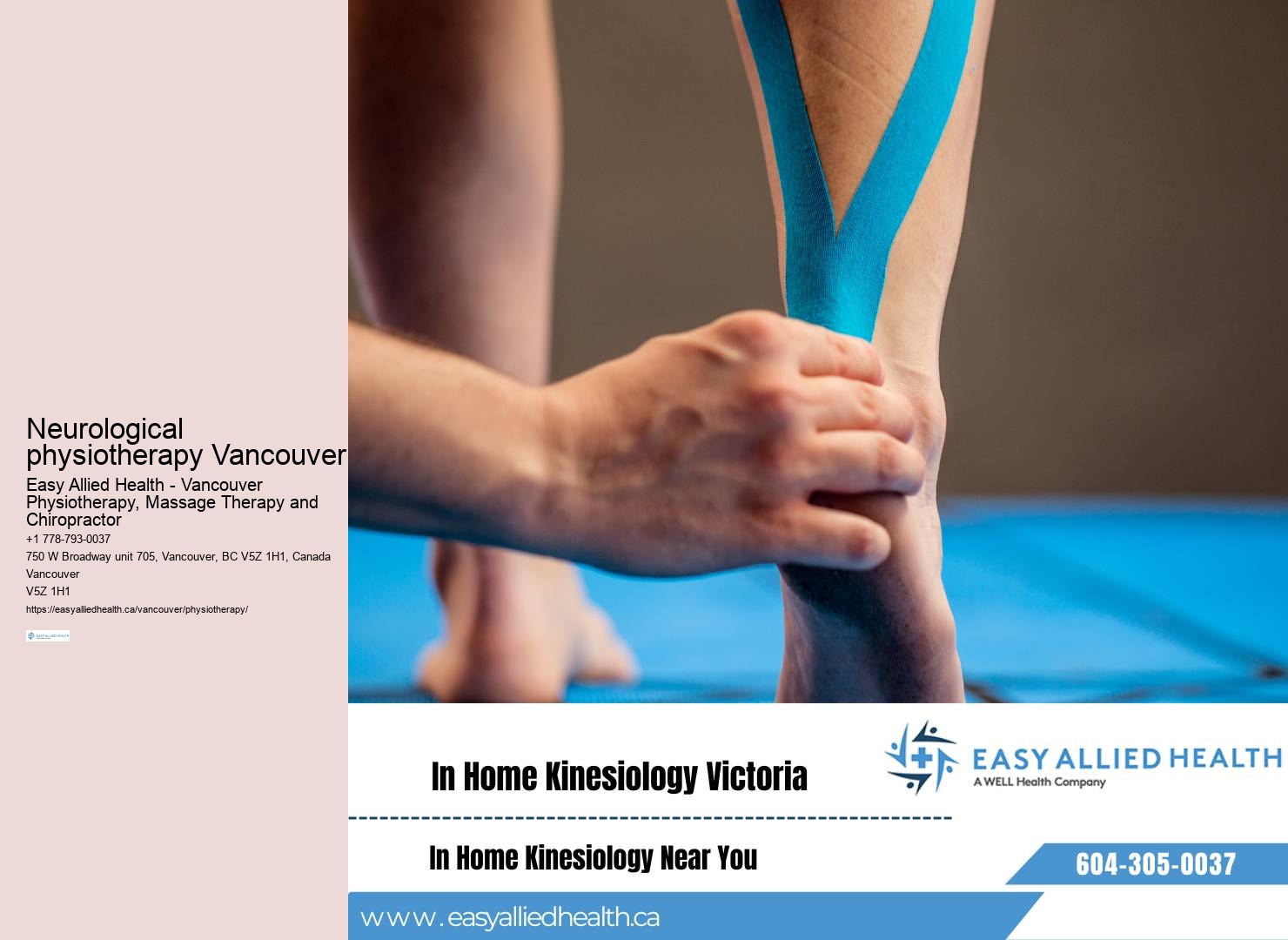 Physiotherapy consultation Vancouver
