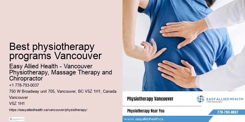 Top-rated physiotherapy for seniors in Best physiotherapy programs Vancouver