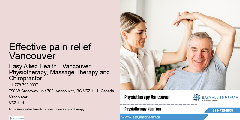 Cutting-edge physiotherapy technology Effective pain relief Vancouver