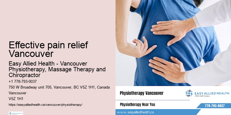 Personalized back pain rehabilitation Effective pain relief Vancouver