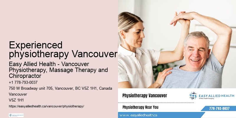 Advanced physiotherapy equipment Experienced physiotherapy Vancouver