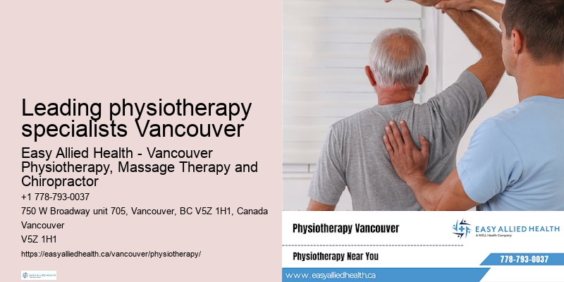 Leading physiotherapy specialists Vancouver manual therapy physiotherapy