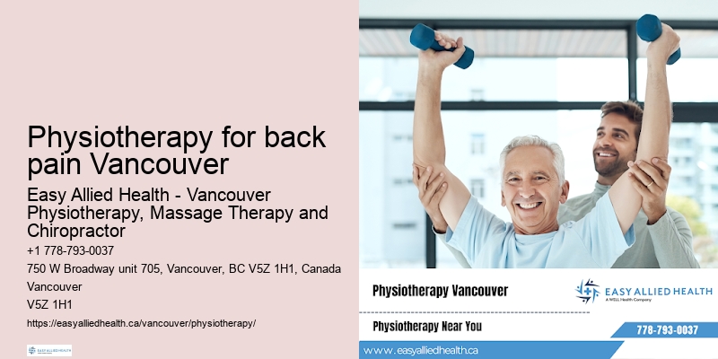 Orthopedic physiotherapy Physiotherapy for back pain Vancouver