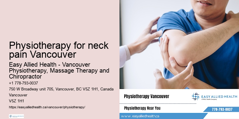 Physiotherapy for neck pain Vancouver physiotherapy for knee pain