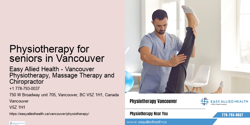 Certified physiotherapy practitioners in Physiotherapy for seniors in Vancouver