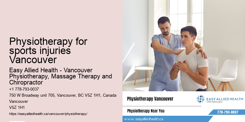 Personalized physiotherapy plans in Physiotherapy for sports injuries Vancouver