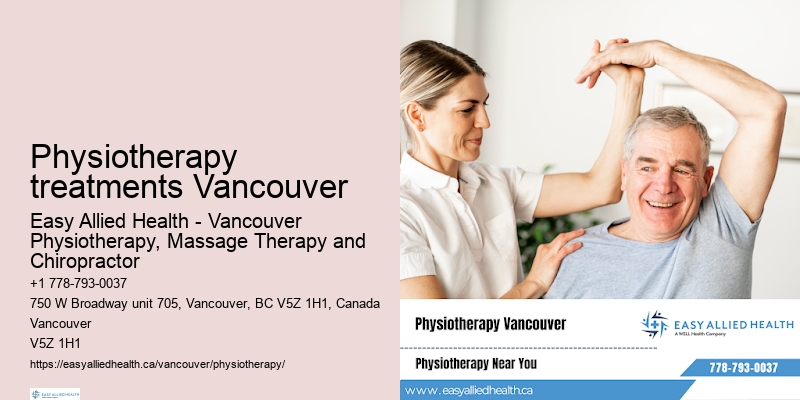 Private physiotherapy sessions Physiotherapy treatments Vancouver