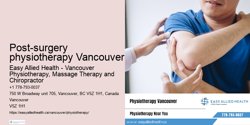 Post-surgery physiotherapy Vancouver physio for tennis injuries
