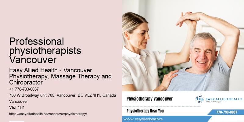 Personalized physiotherapy rehabilitation in Professional physiotherapists Vancouver