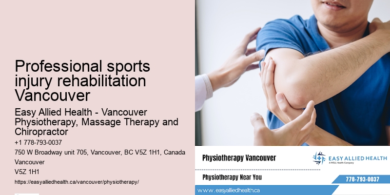 Professional sports injury rehabilitation Vancouver physio for knee pain