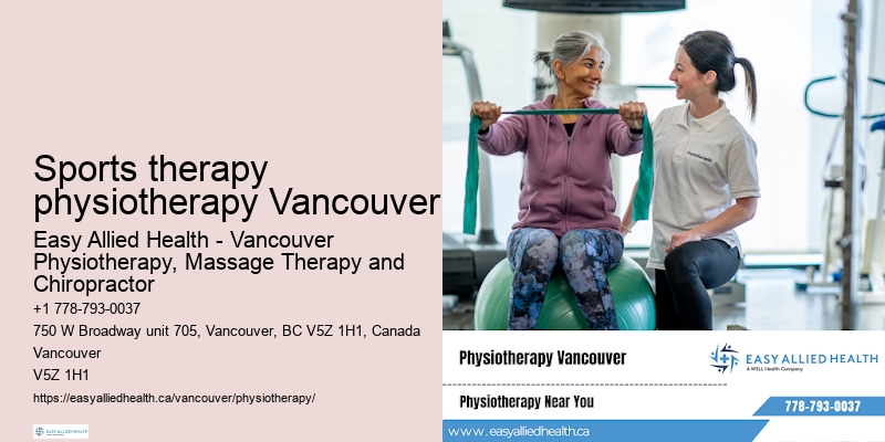 Comprehensive rehabilitation programs Sports therapy physiotherapy Vancouver