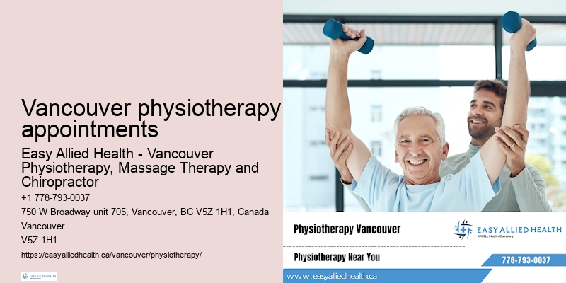 Convenient physiotherapy clinic hours Vancouver physiotherapy appointments