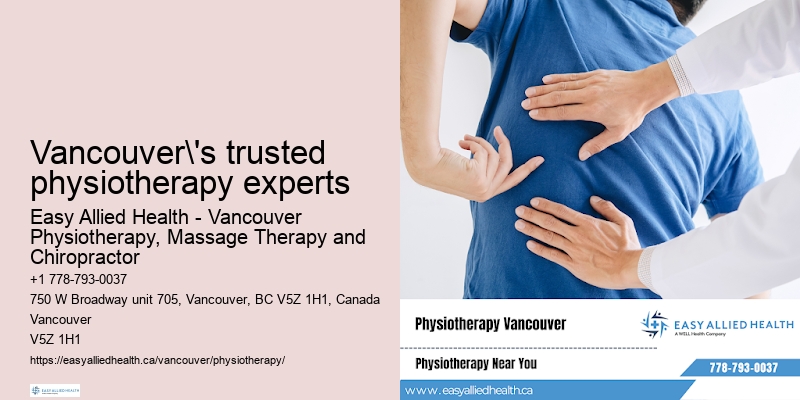 Innovative physiotherapy methods Vancouver's trusted physiotherapy experts