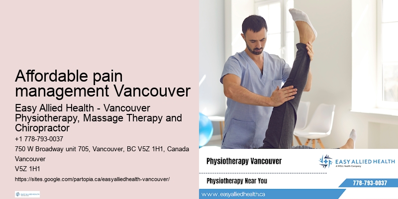 Private physiotherapy sessions Affordable pain management Vancouver