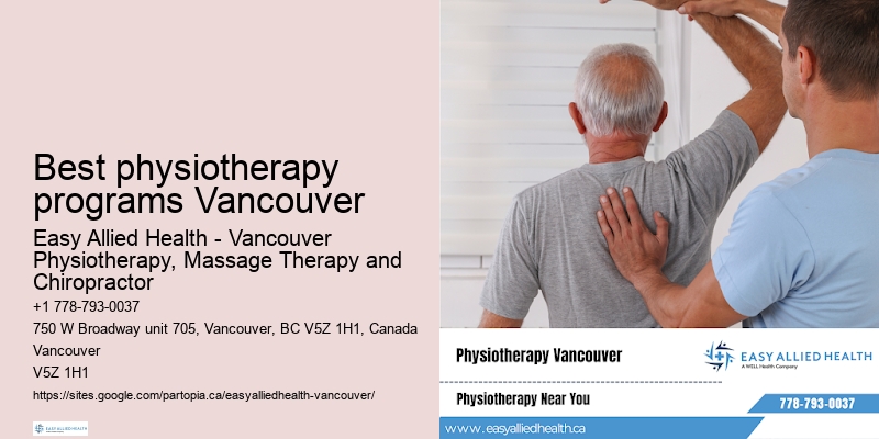 Personalized physiotherapy Best physiotherapy programs Vancouver