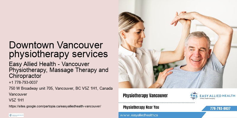 Downtown Vancouver physiotherapy services physio for dance injuries