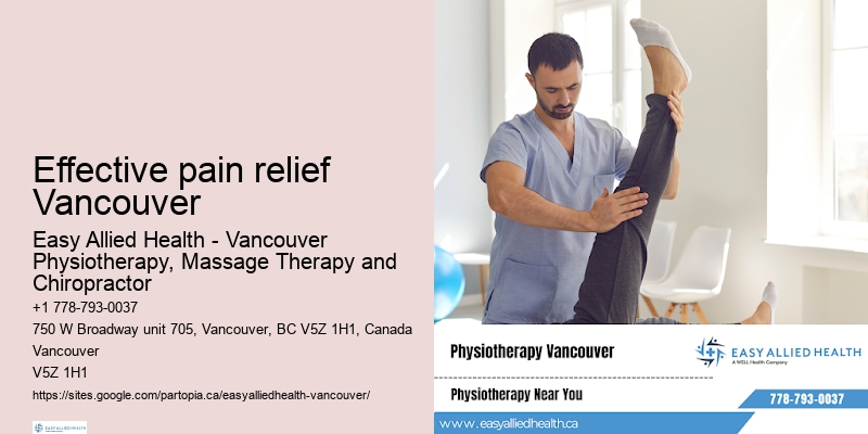 Effective pain relief Vancouver
