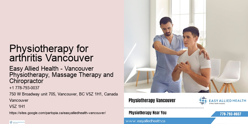 Interactive pediatric physiotherapy Physiotherapy for arthritis Vancouver