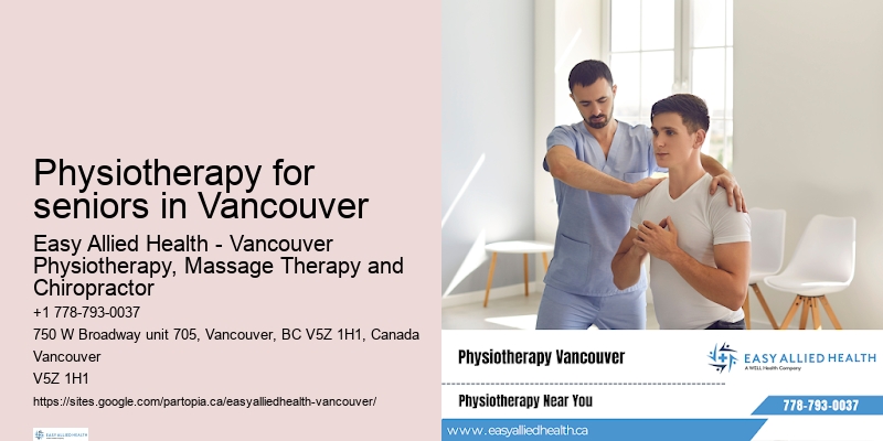 Professional rehabilitation specialists Physiotherapy for seniors in Vancouver