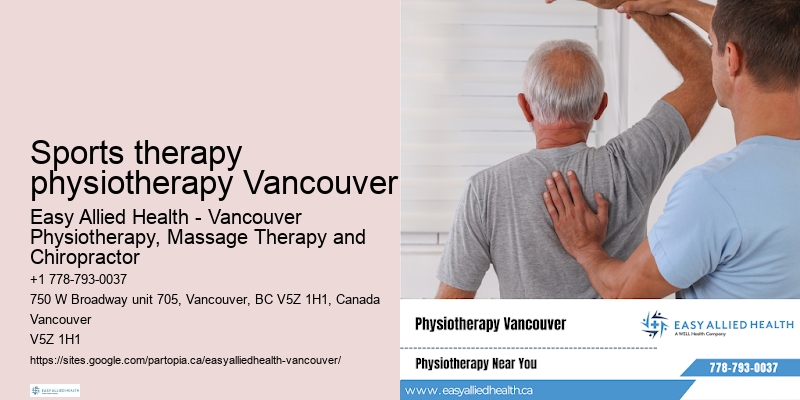 Sports therapy physiotherapy Vancouver physiotherapy for bursitis