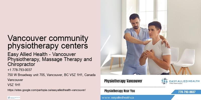 Vancouver community physiotherapy centers physio specialists