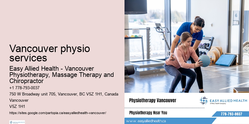 Easy physiotherapy booking process Vancouver physio services