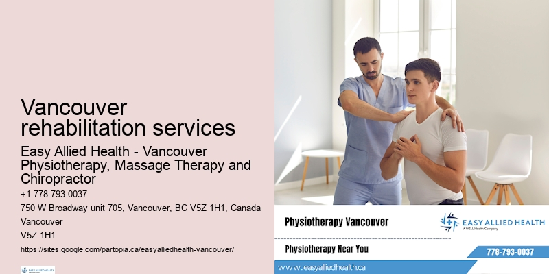 Vancouver rehabilitation services community physiotherapy centers