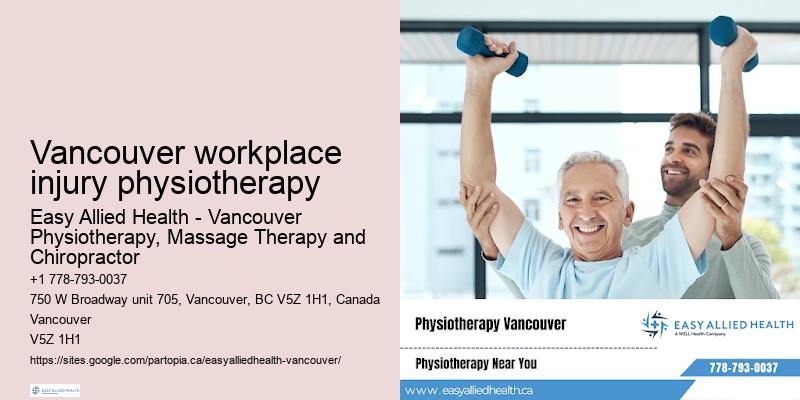 Private physiotherapy sessions Vancouver workplace injury physiotherapy