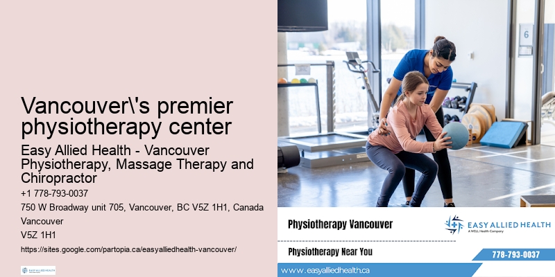 Convenient downtown Vancouver's premier physiotherapy center physiotherapy services