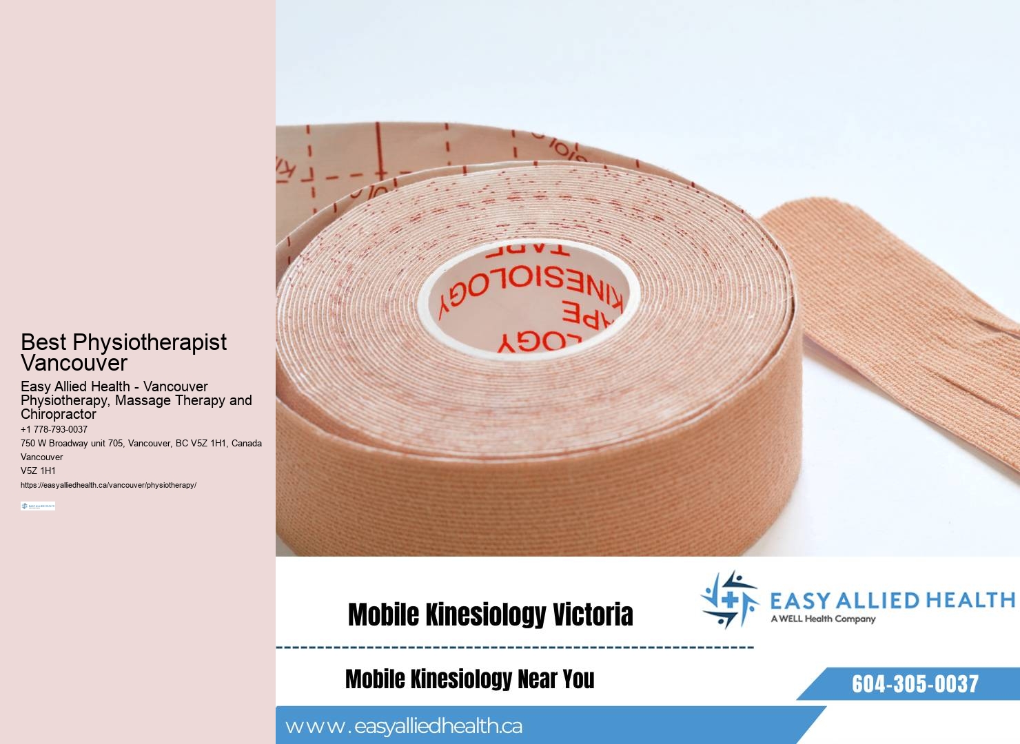 Physiotherapy exercises Vancouver