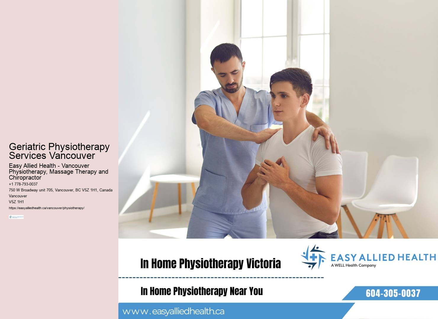 Physiotherapy at home Vancouver
